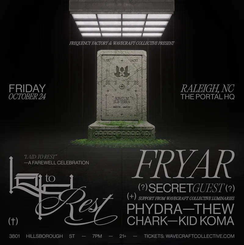 Frequency Factory event flyer